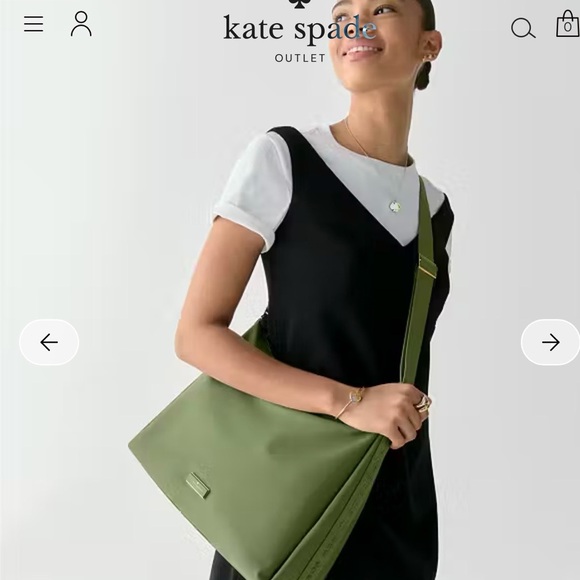 Kate Spade Olive Green Hobo Bag - Picture 2 of 8
